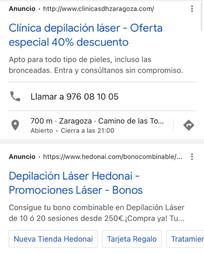 extensión llamadas clinicasDH