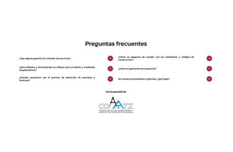 Sección de preguntas frecuentes