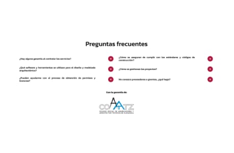 Sección de preguntas frecuentes