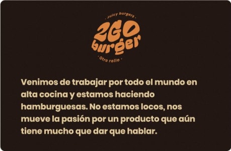 Captura Presentación 2GO Burger