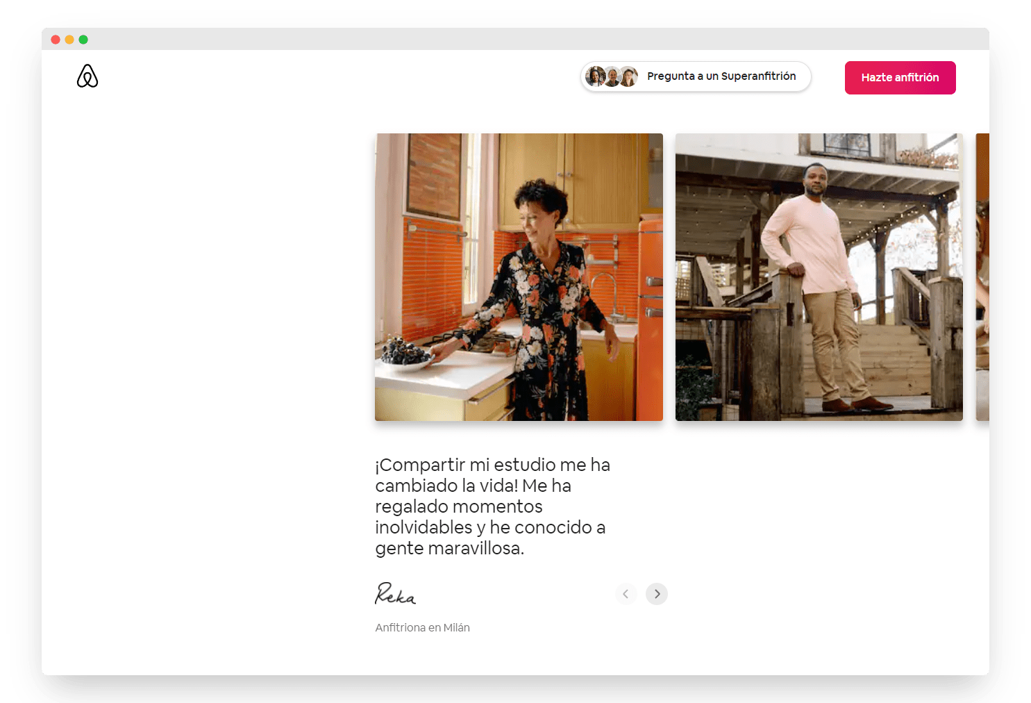 beneficios testimonios Airbnb