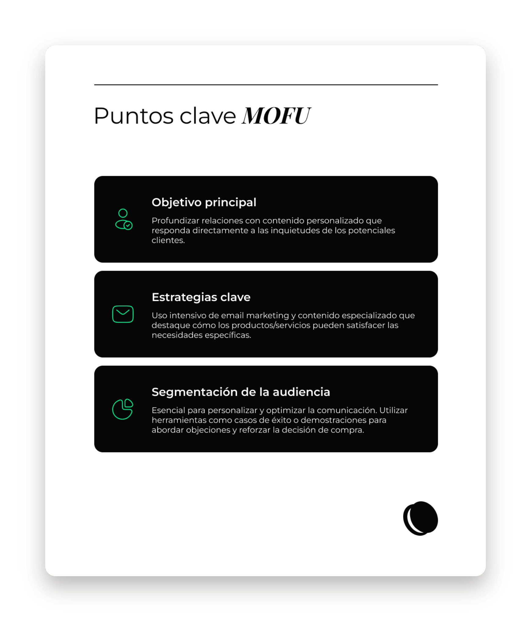 MOFU Funnel conversión