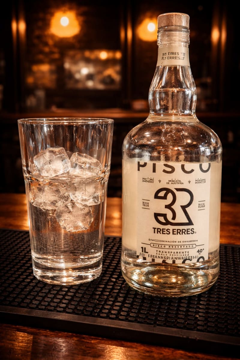 Pisco Tres R 40º Transparente
