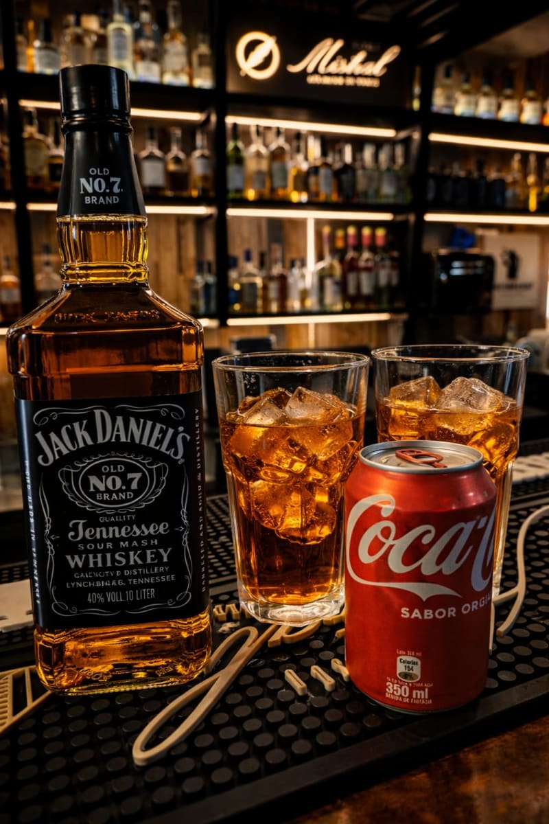 2 Cortos Jack Daniel ‘S Old Nº7 + 1 Bebida