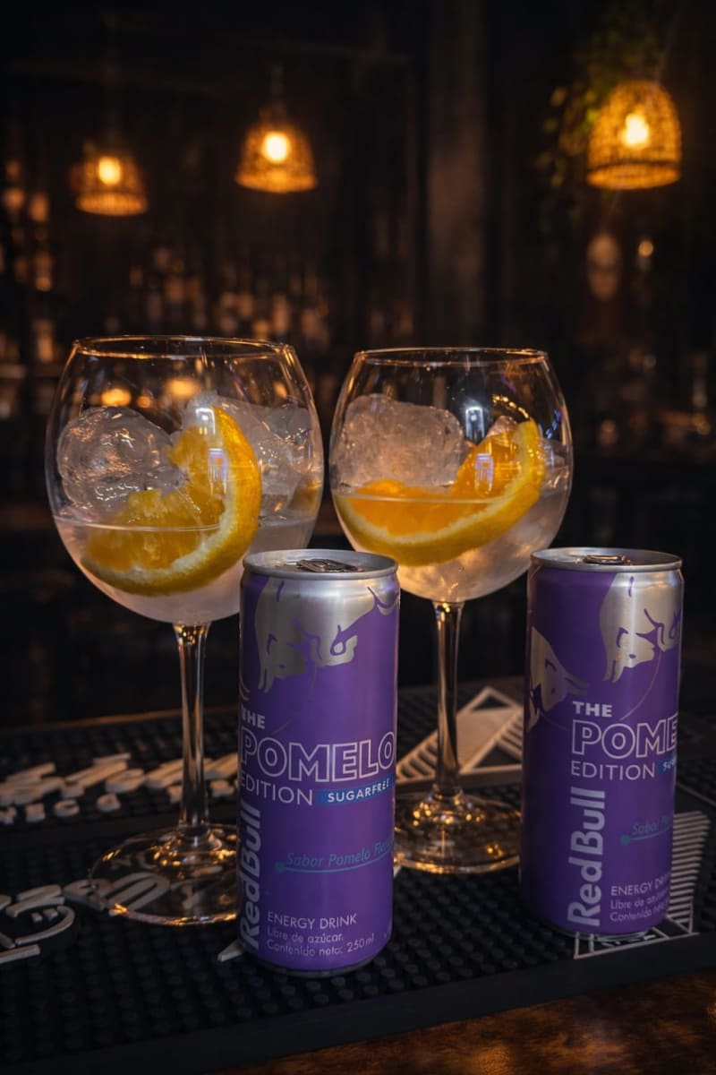 2 Pomelo Gin + 2 Red Bull Spring 🆕