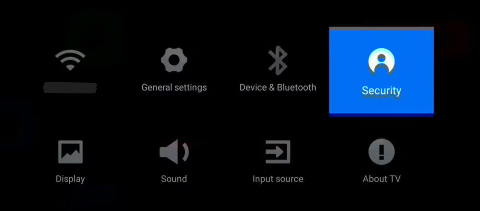 Mi TV settings