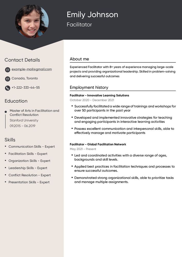 Vibrant infographic resume template for designers and marketers