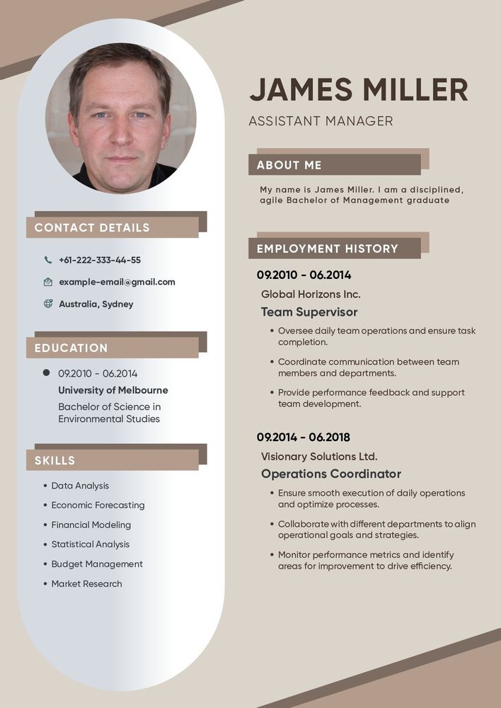 Clean resume template for developers with a focus on skills