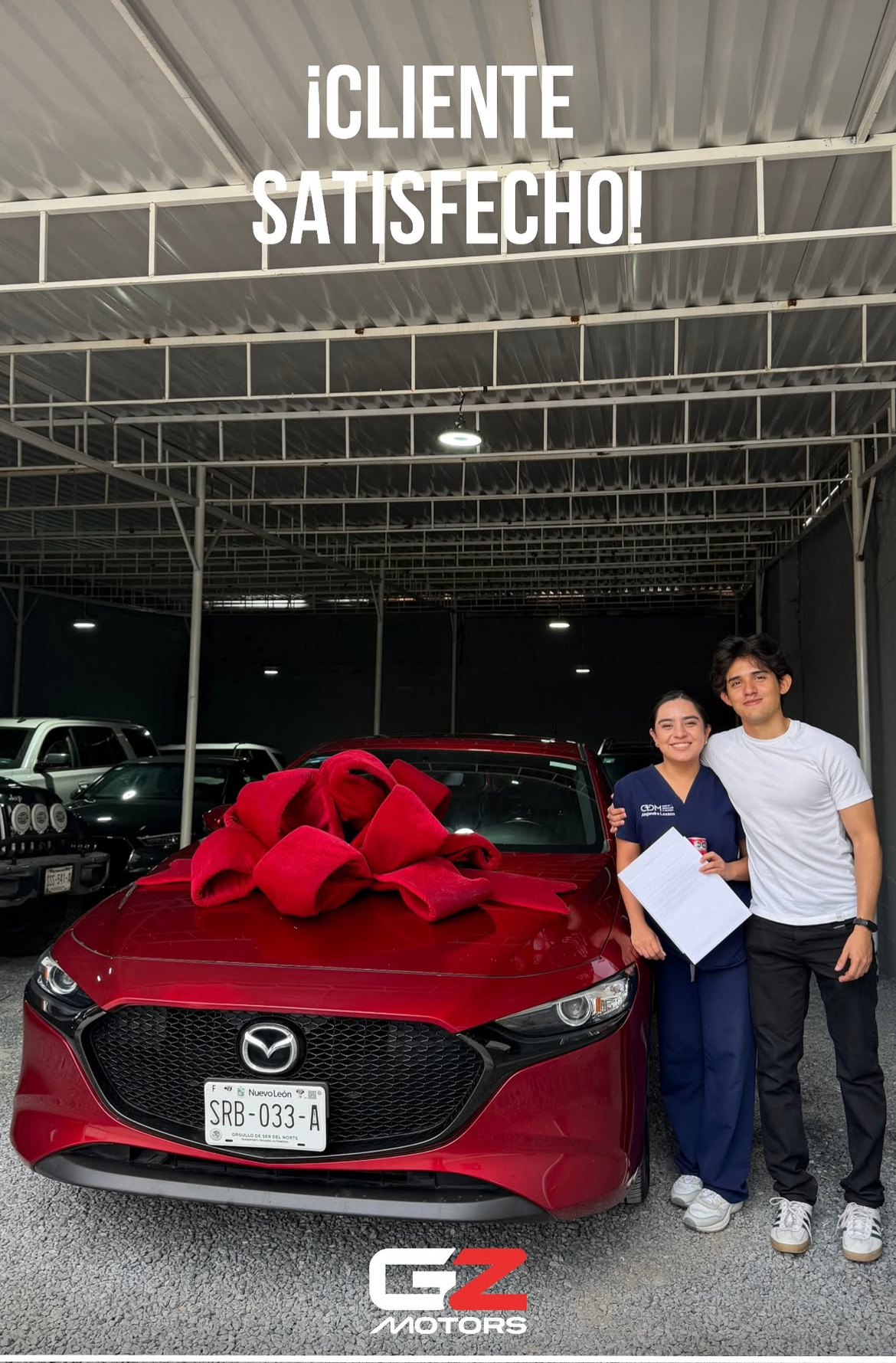 Cliente feliz GZ Motors