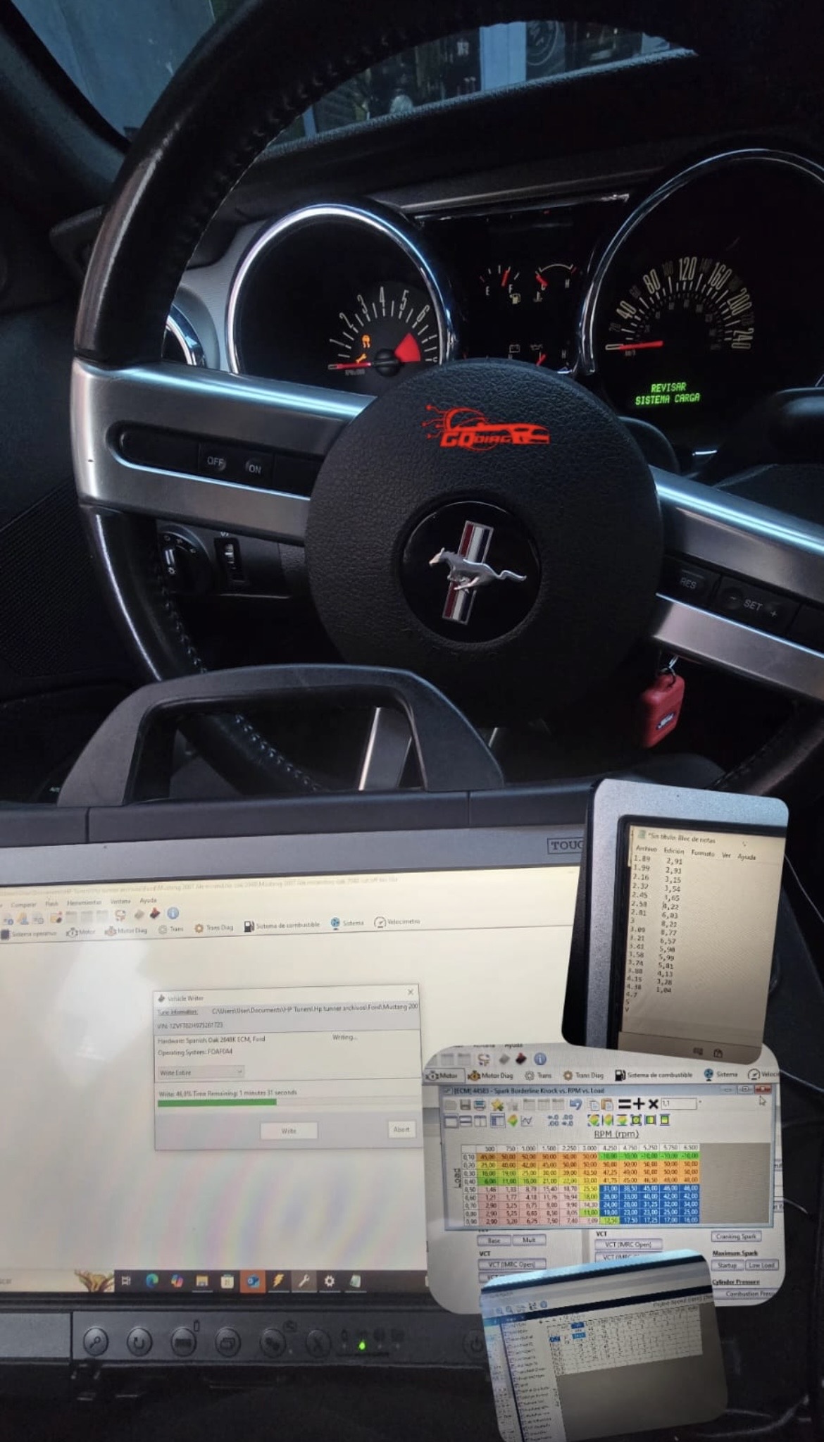Calibración y software ECU
