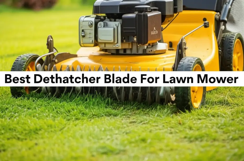 Are you struggling with a layer of dead grass on your lawn? We tested the top options to help you find the best dethatcher blade for lawn mower today.