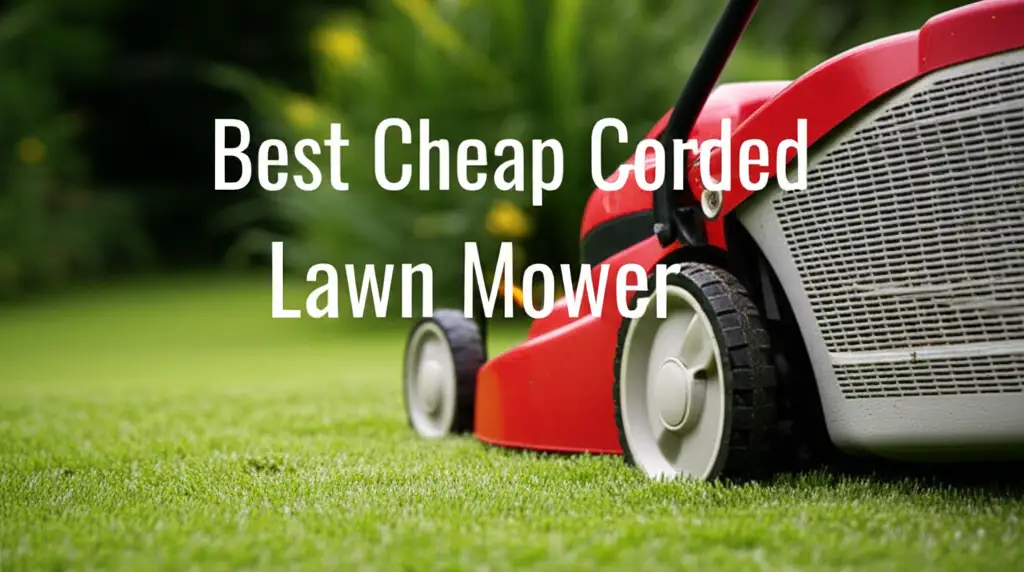 9 Best Cheap Corded Lawn Mower Options to Buy in 2026