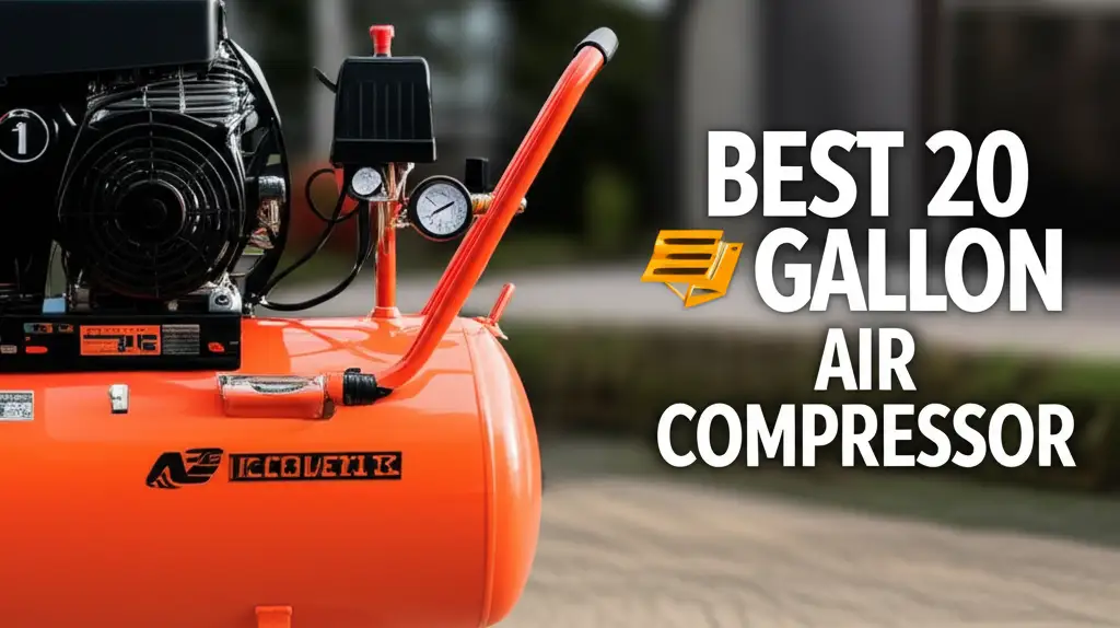 Searching for the perfect workshop power? We reviewed top units to help you pick the best 20 gallon air compressor for your specific home projects.