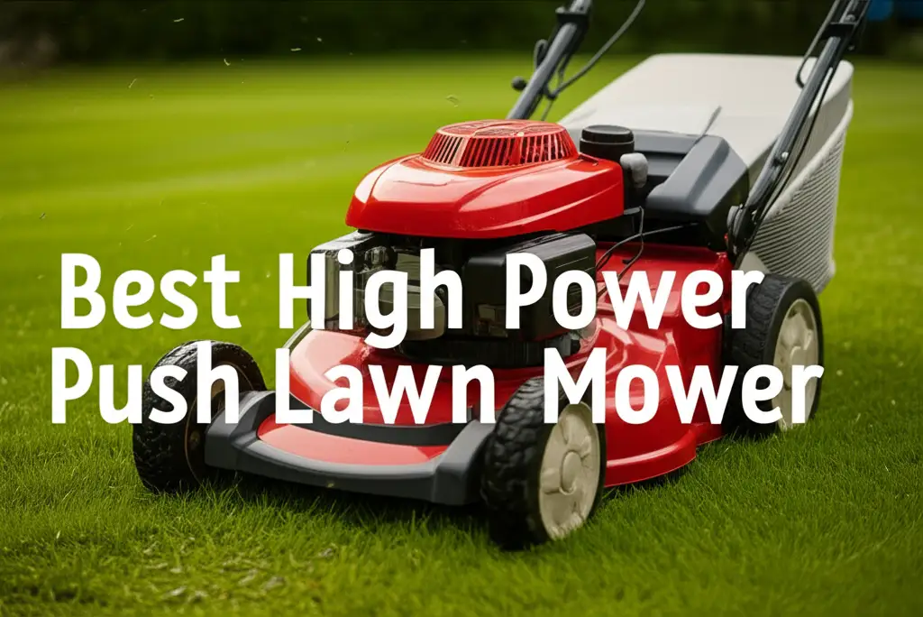Struggling to find the best high power push lawn mower? We tested the top models to help you achieve a pristine lawn with ease and efficiency.