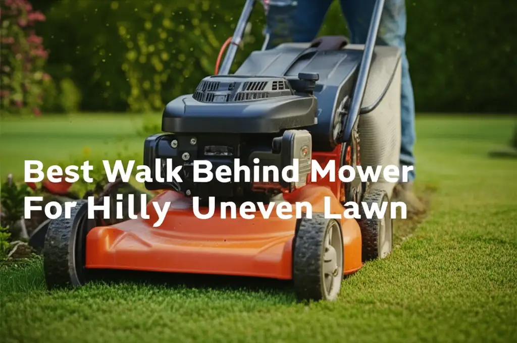 Best Walk Behind Mower For Hilly Uneven Lawn 2025