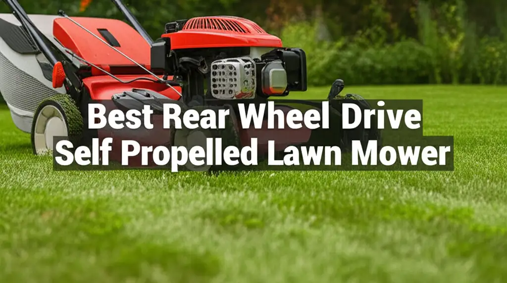 9 Best Rear Wheel Drive Self Propelled Lawn Mowers 2026