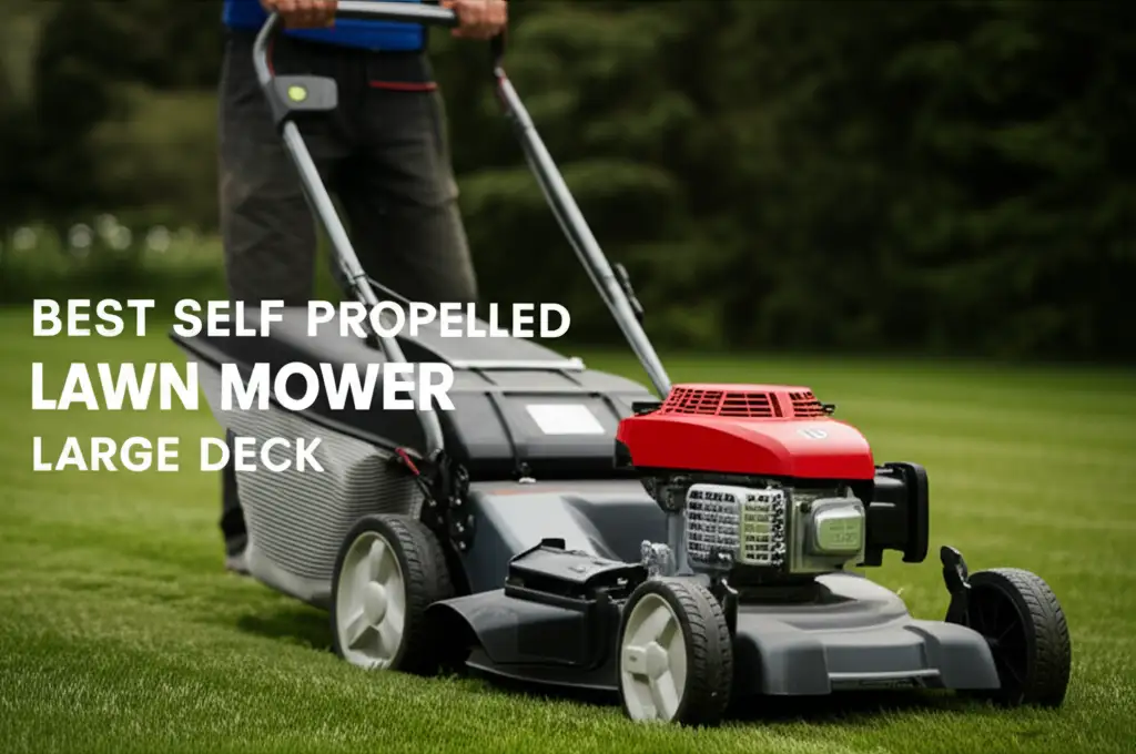 10 Best Self Propelled Lawn Mower Large Deck Models 2026