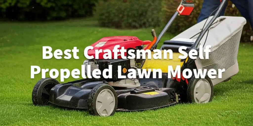 Are you tired of pushing a heavy mower around your yard? We reviewed top models to help you pick the best craftsman self propelled lawn mower now.