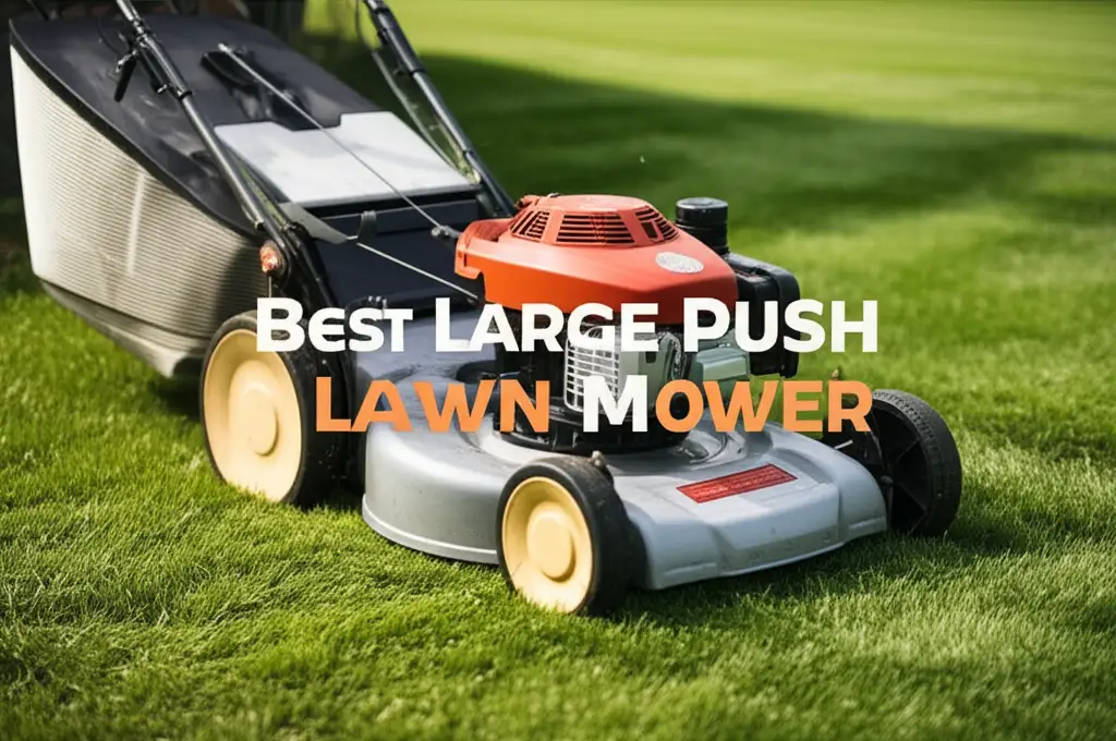 10 Best Large Push Lawn Mower for 2026