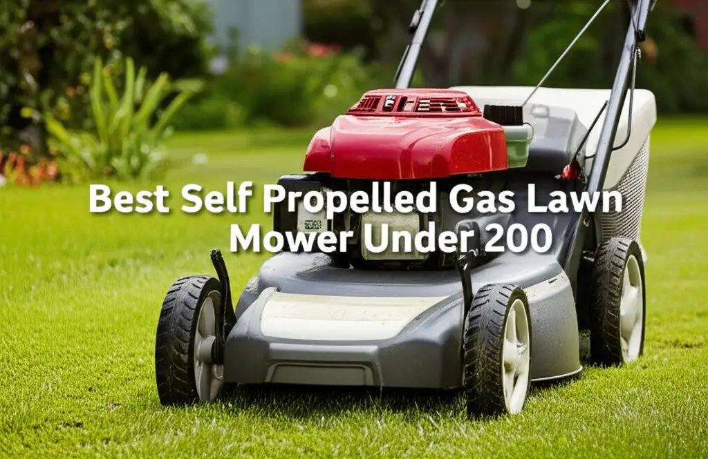 Best Self Propelled Gas Lawn Mower Under 200
