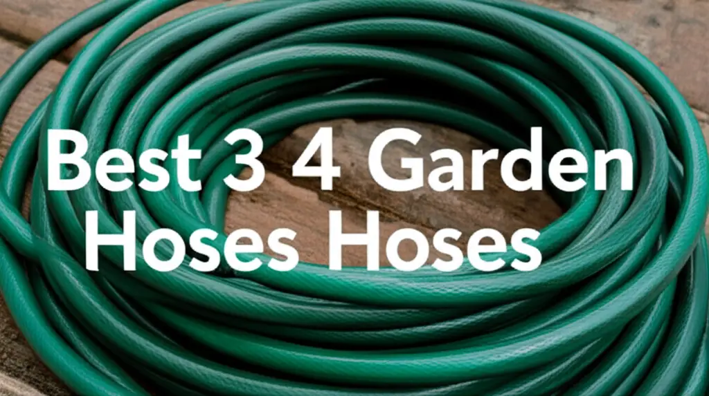 10 Best 3 4 Garden Hoses for High Flow Watering 2026