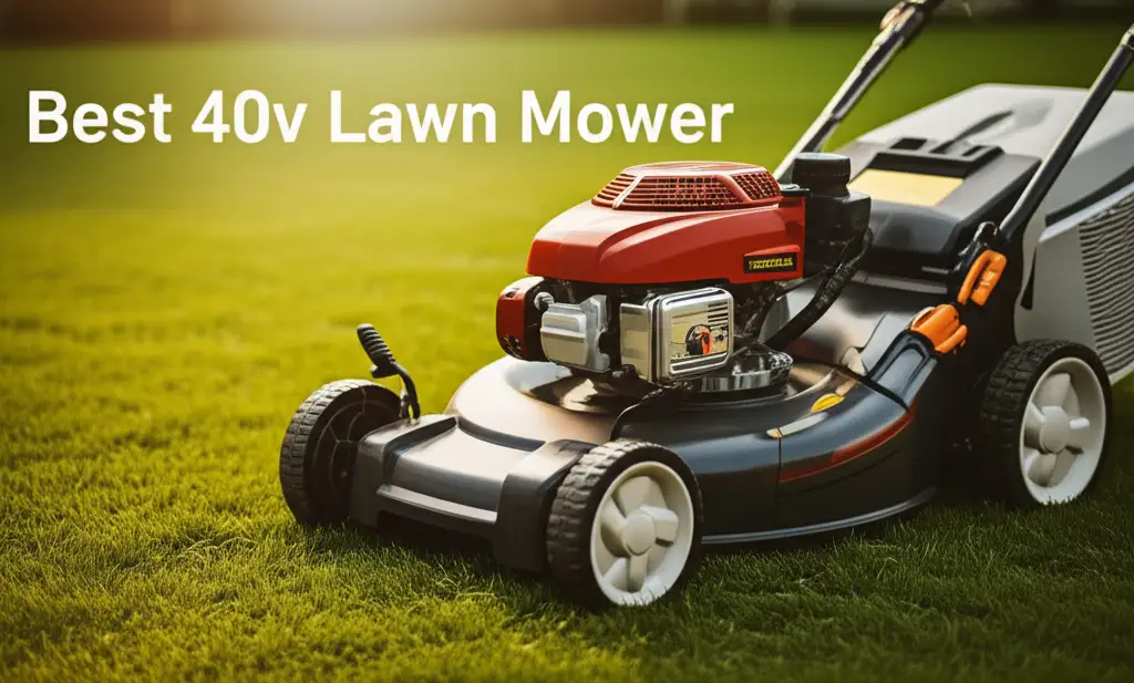 Are you tired of dealing with messy gas and loud engines in your yard? We researched the best 40v lawn mower options to give you a perfect lawn.