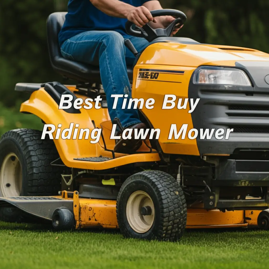 Best Time Buy Riding Lawn Mower