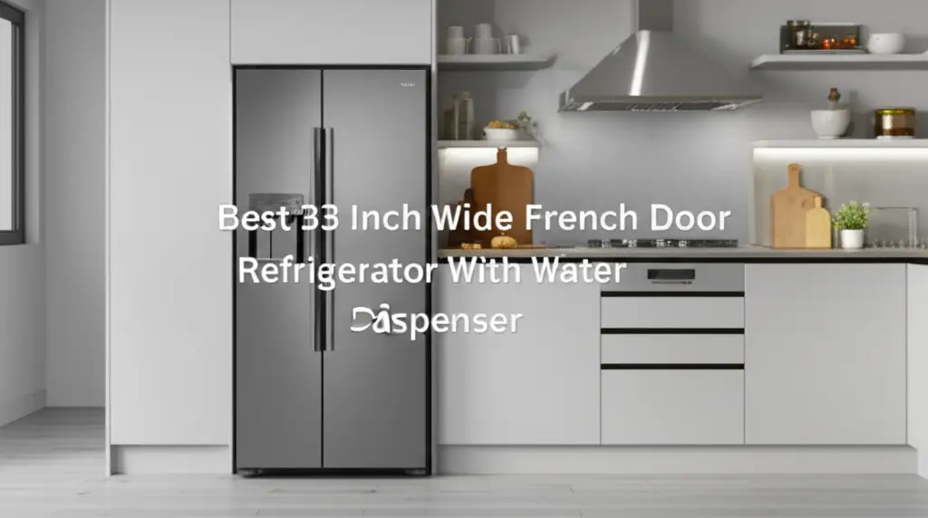 Best 33 Inch Wide French Door Refrigerator With Water Dispenser