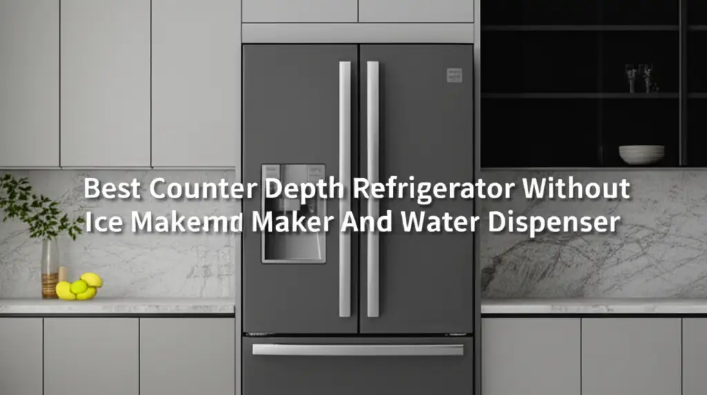 7 Best Counter Depth Refrigerator Without Ice Maker And Water Dispenser 2025
