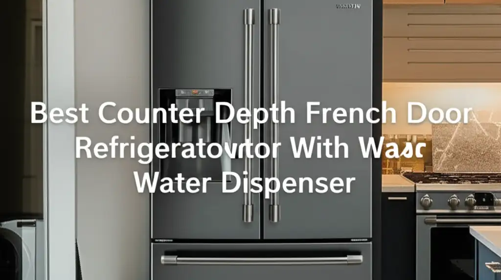 7 Best Counter Depth French Door Refrigerator With Water Dispenser 2026