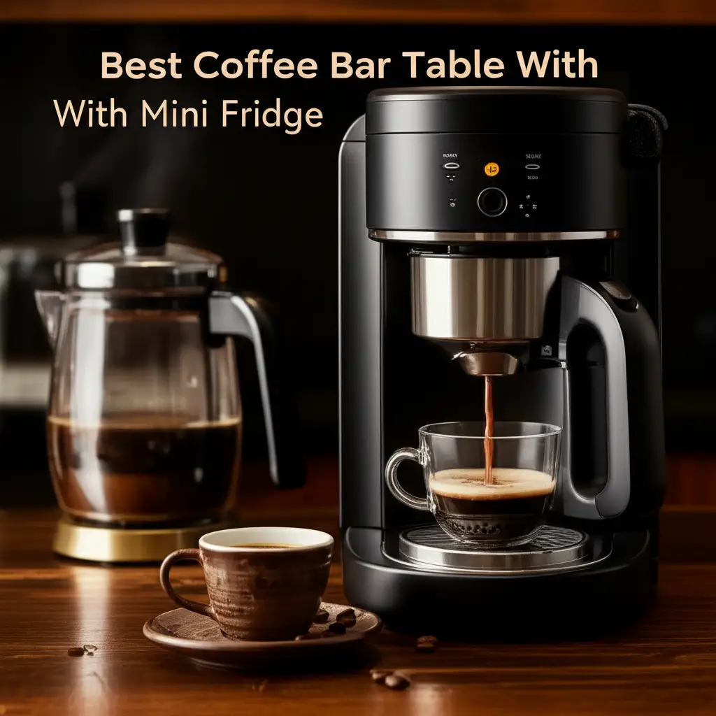 8 Best Coffee Bar Tables With Mini Fridge For 2026