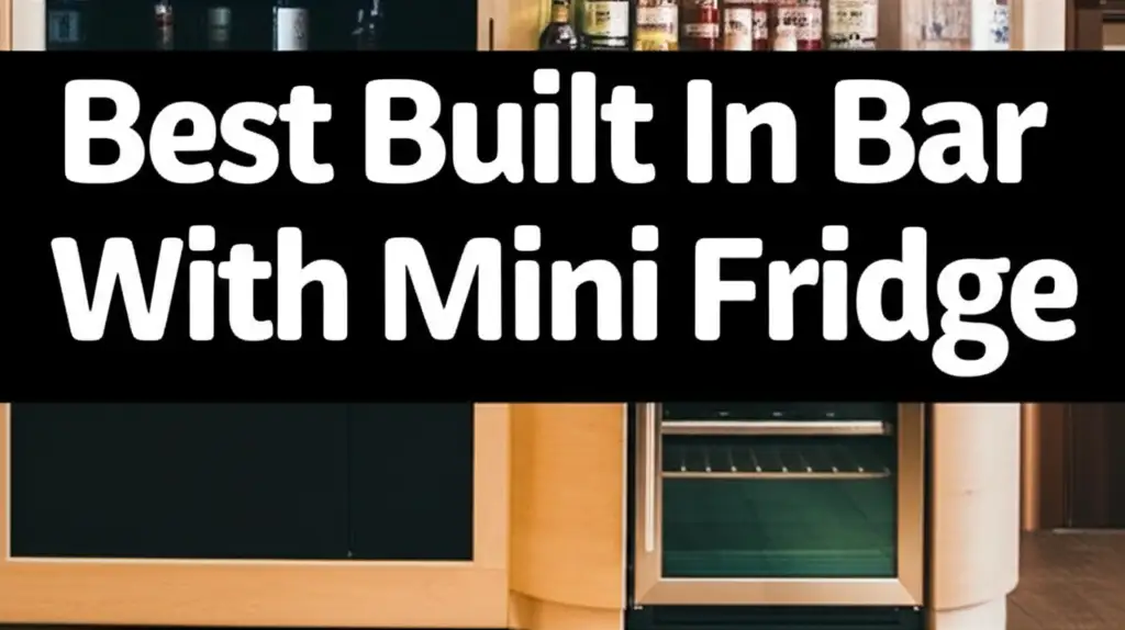 Best Built In Bar With Mini Fridge
