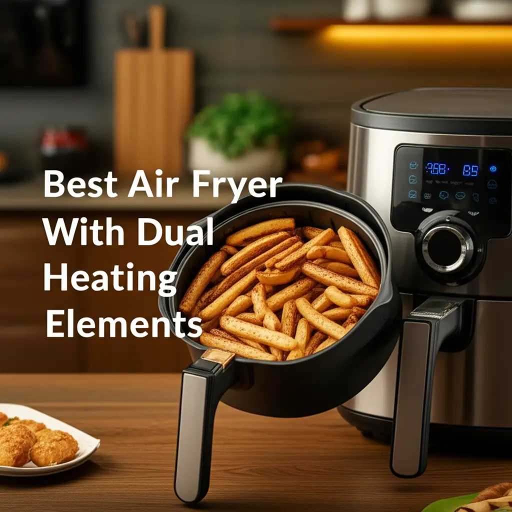 Discover the air fryer with dual heating elements to enhance your experience. Find top solutions based on thorough testing and reviews.