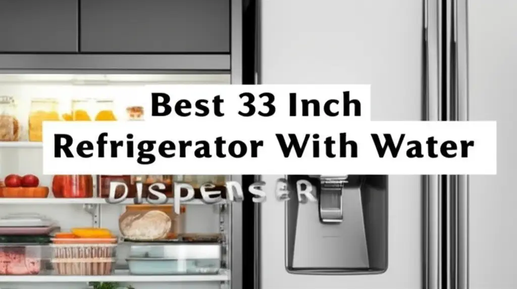 10 Best 33 Inch Refrigerator With Water Dispenser for 2026