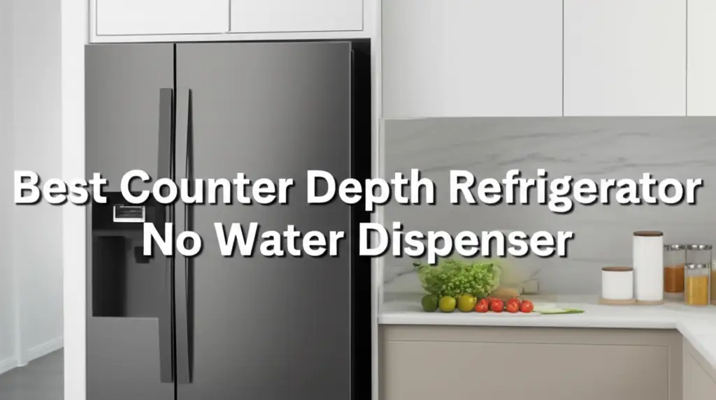 7 Best Counter Depth Refrigerators No Water Dispenser 2025