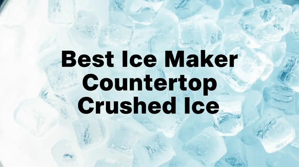 Best Ice Maker Countertop Crushed Ice