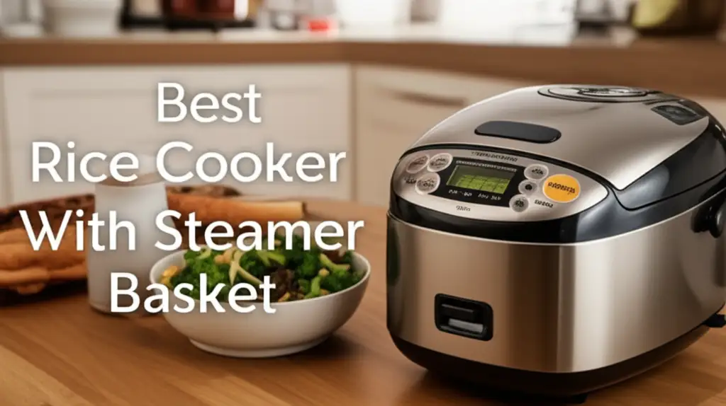 Are you struggling to find a reliable rice cooker with steamer basket? We researched the top options to ensure you get fluffy rice and healthy meals.