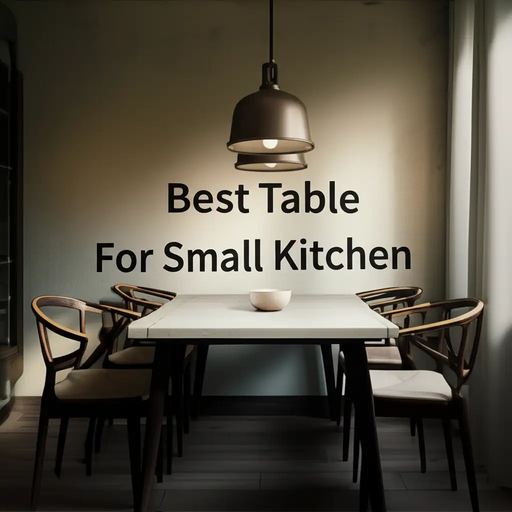 Struggling with a cramped dining area? We tested the best table for small kitchen options to help you find the perfect space saving solution today.