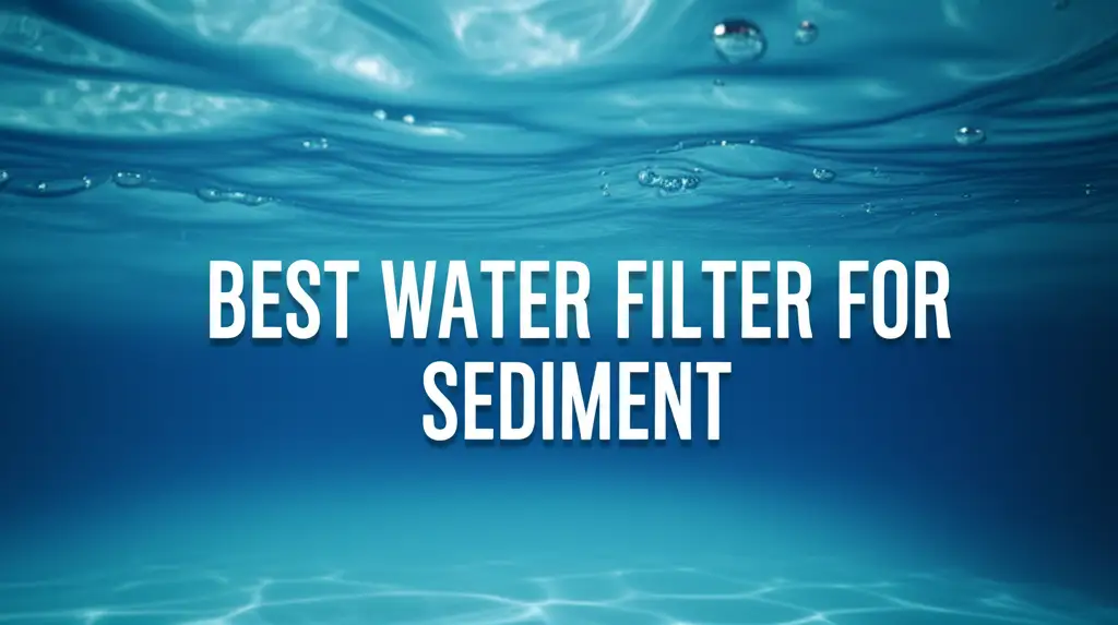 10 Best Water Filter For Sediment 2026