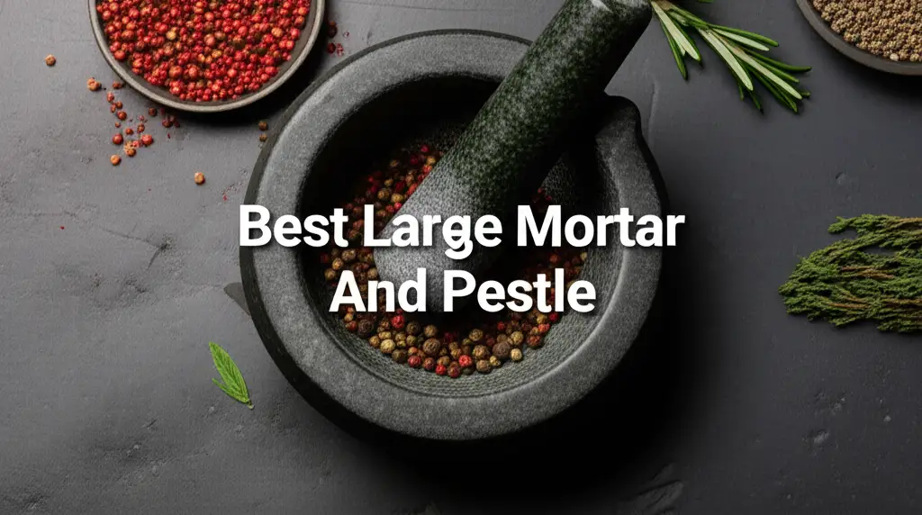 8 Best Large Mortar And Pestle for Your Kitchen 2026