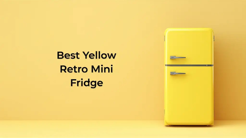 Best Yellow Retro Mini Fridge