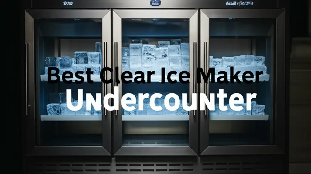 Tired of cloudy ice ruining your drinks We tested top rated models to find the best clear ice maker undercounter for crystal clear results every time