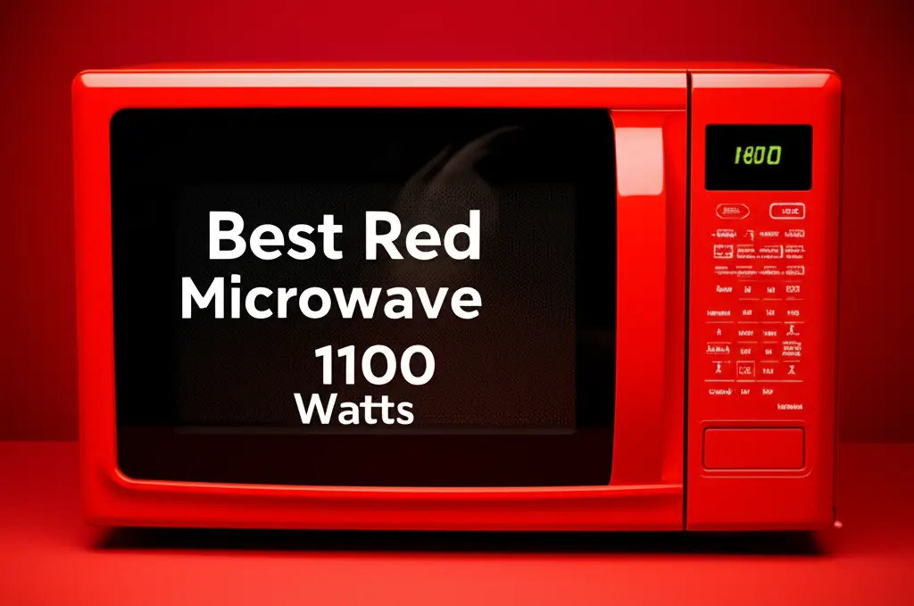 Best Red Microwave 1100 Watts