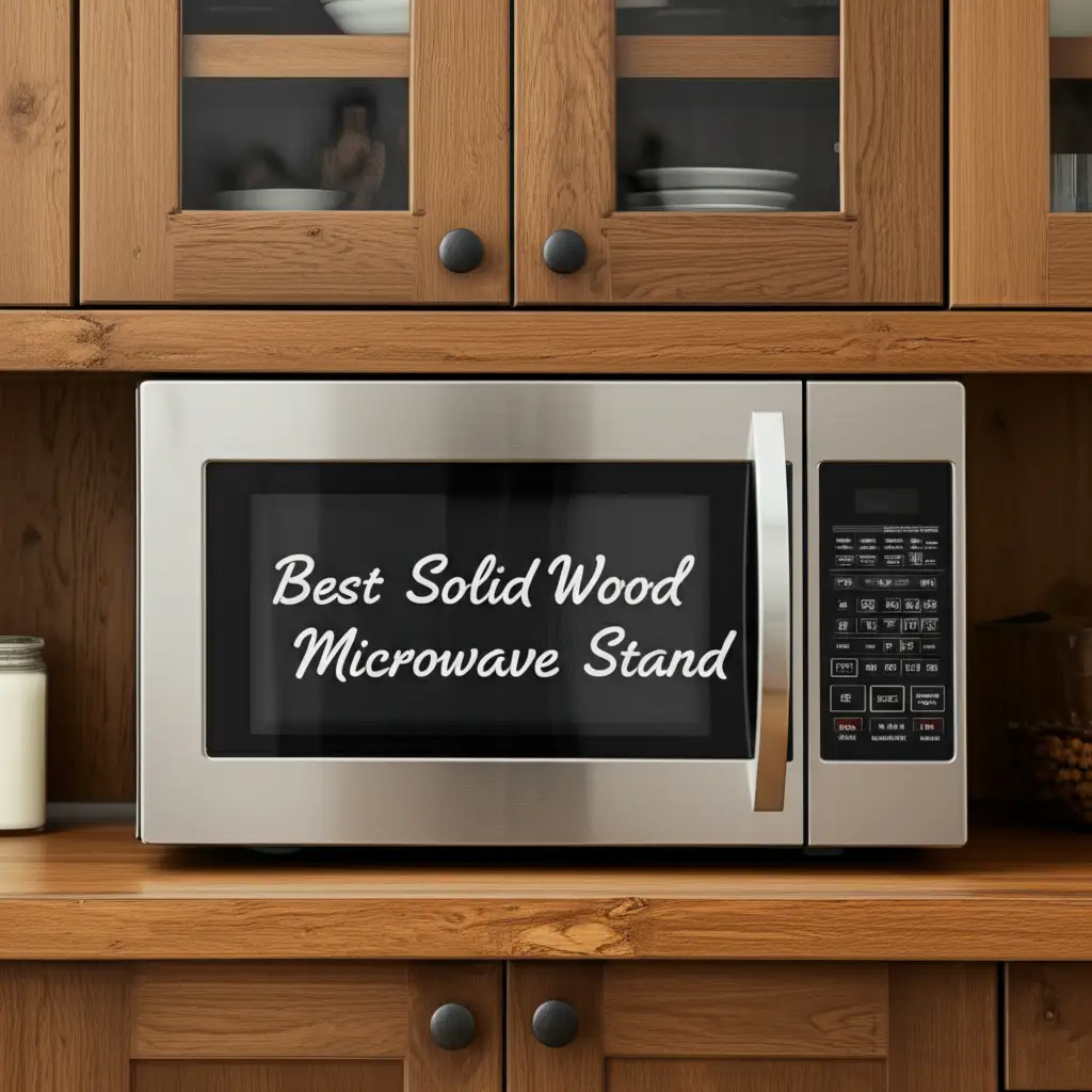 8 Best Solid Wood Microwave Stands 2026