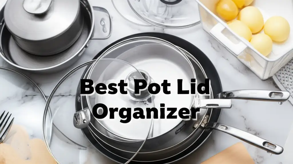 Struggling with messy cabinets? We tested dozens to find the best pot lid organizer for you. Achieve a clutter-free kitchen effortlessly.