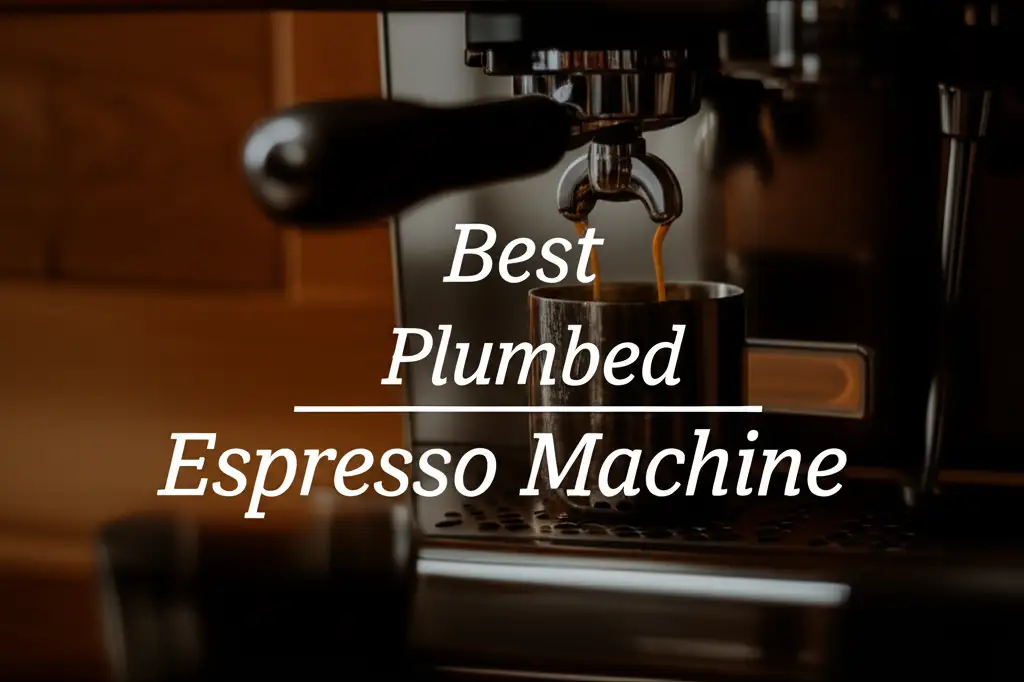 7 Best Plumbed Espresso Machine Options for 2026