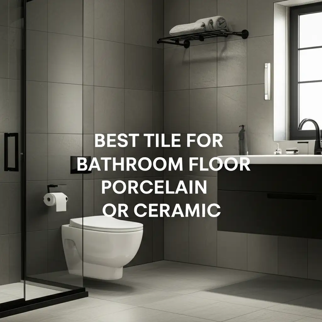 Best Tile For Bathroom Floor Porcelain Or Ceramic
