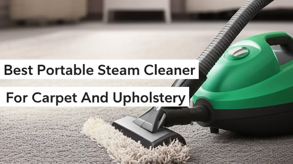 Are you struggling with stubborn pet stains and dirty car seats? We tested the best portable steam cleaner for carpet and upholstery to help you today.