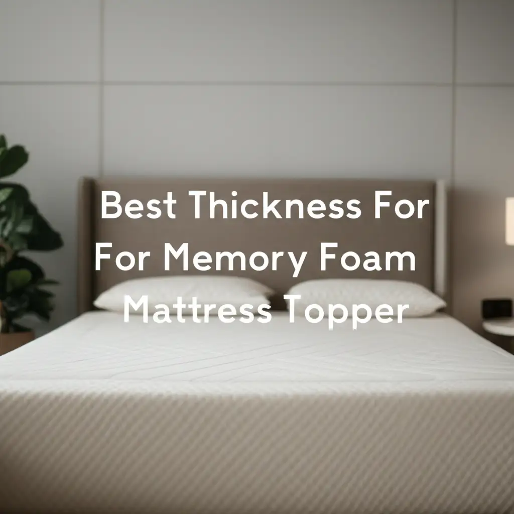 10 Best Thickness For Memory Foam Mattress Topper 2026