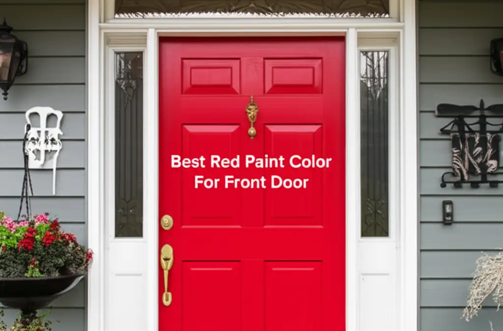 9 Best Red Paint Color For Front Door Options for 2025